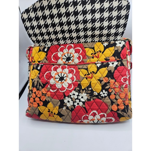 Vera Bradley Bittersweet Crossbody Bag, Wallet and Contact Case Set Orange Black - Picture 6 of 15